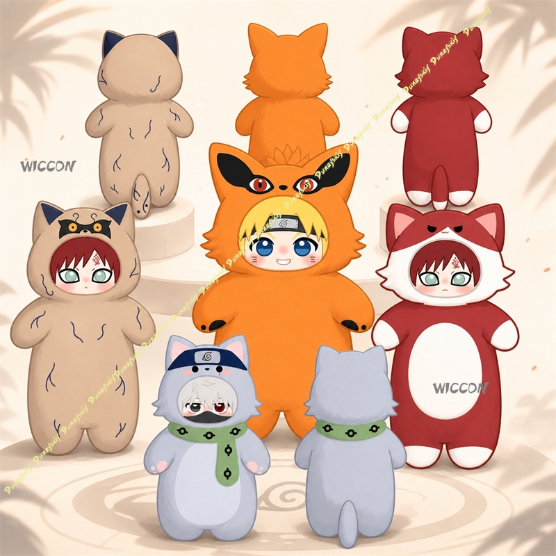 Anime Merchandise Plush Toys - Almofada de Pelúcia Anime Kakashi Gaara: