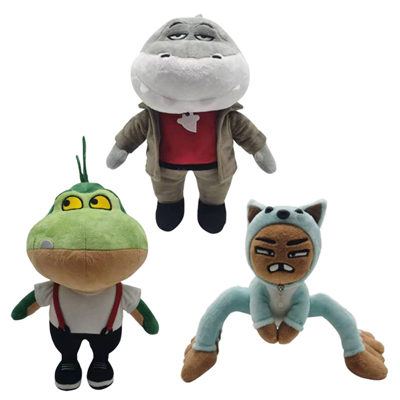 Anime Merchandise Plush Toys - Os caras ruins piranha tubarão aranha