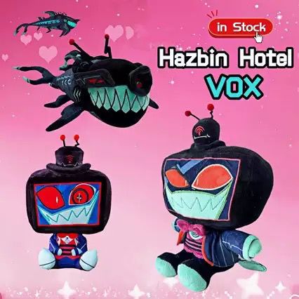 Anime Merchandise Plush Toys - Em estoque novo hazbin hotel brinquedos