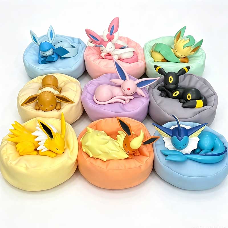 Pokemon Anime Merchandise - 9 peças de Figuras Anime Pokémon