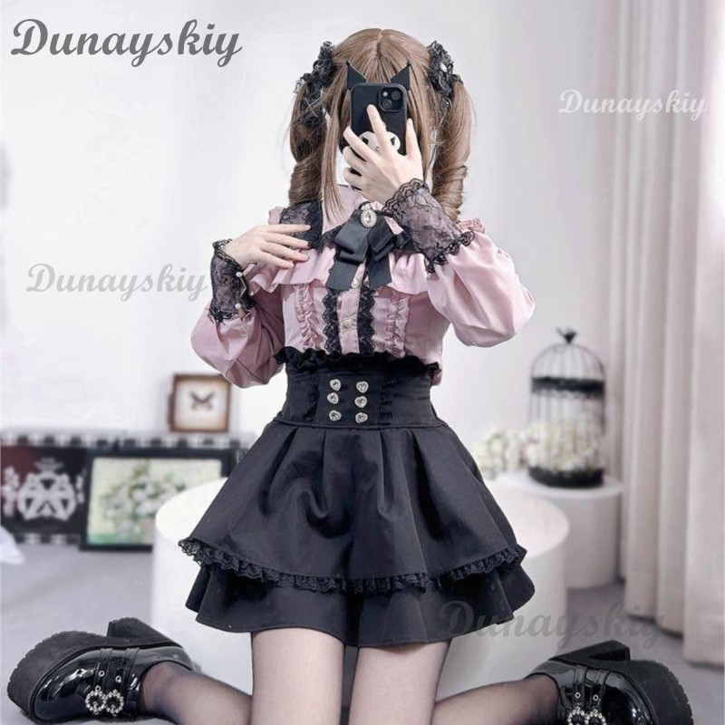 Anime Merchandise For Women - Jirai Kei Lolita Outfit Meninas Manga
