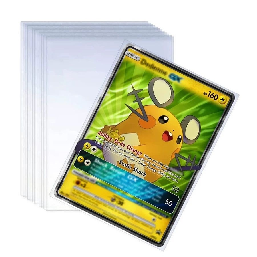 Collector Card Sleeve - 100 pçs mangas de cartão de