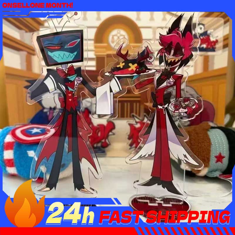 Anime Character Merchandise - 2 pçs hazbin anime periféricos alastor