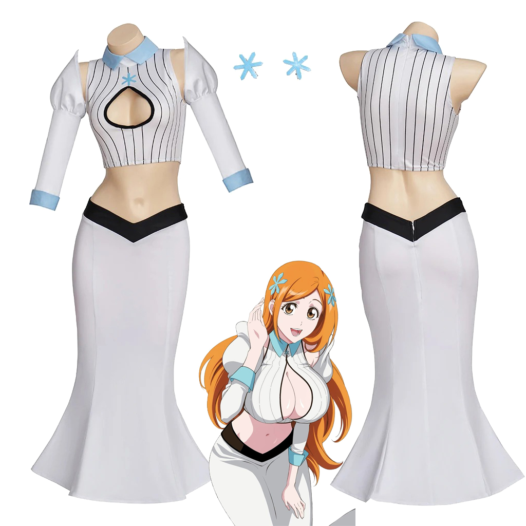 Anime Merchandise For Women - Fantasia de Cosplay Anime Orihime Inoue,
