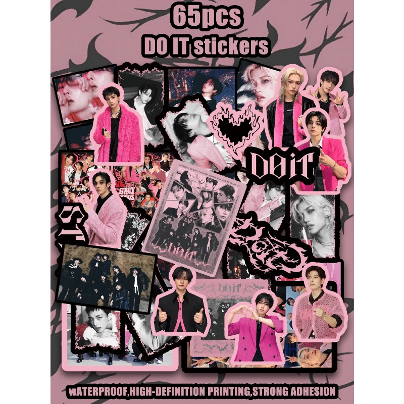 Sticker Sheet Set - Pacote de Adesivos StrayKid, SK, DOIT