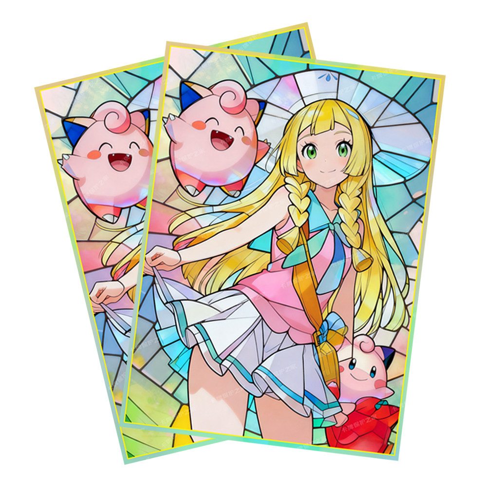 Collector Card Sleeve - 60PCS Protetores de Cartas de Anime