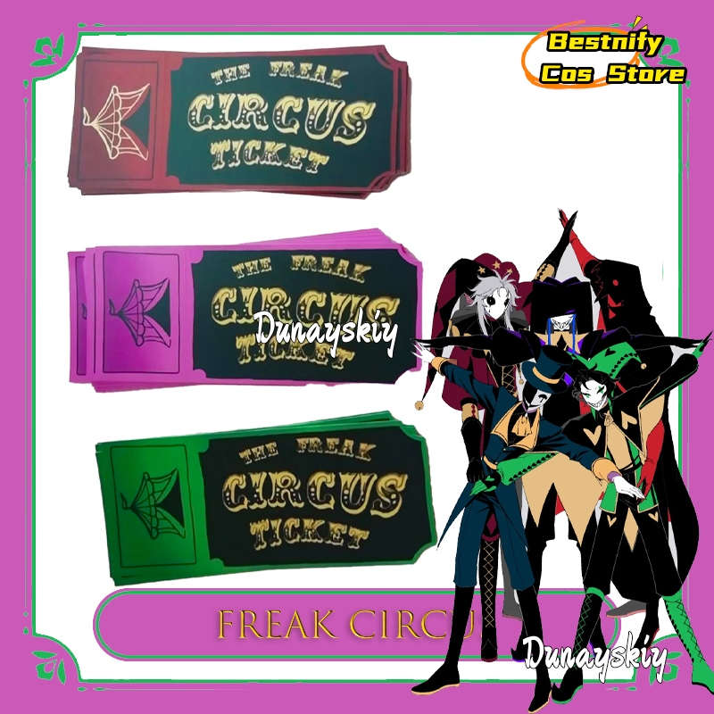 Anime Merchandise Europe - Cartão de bilhete de circo BFreak