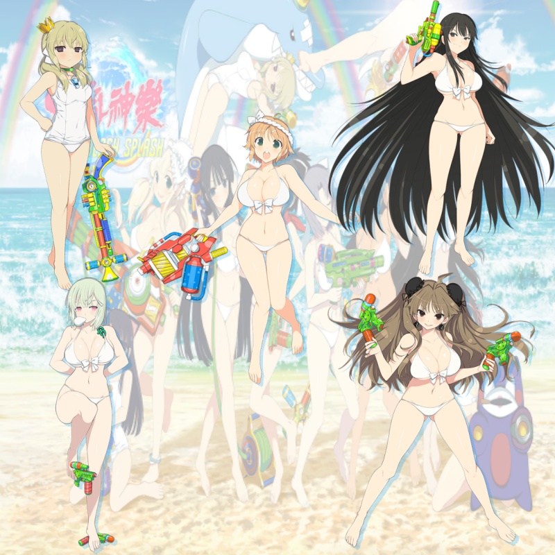 Anime Merchandise Dress - Chaveiro de Acrílico Senran Kagura: Menina