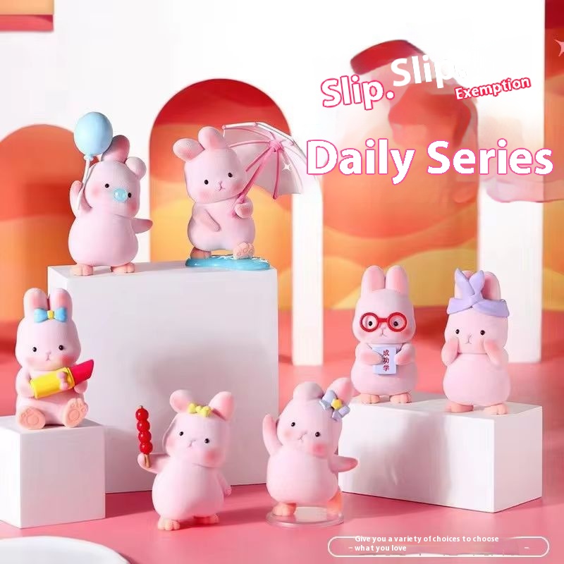 Anime Merchandise For Sale - Promoção: Blind Box de Coelhos Liuliu,