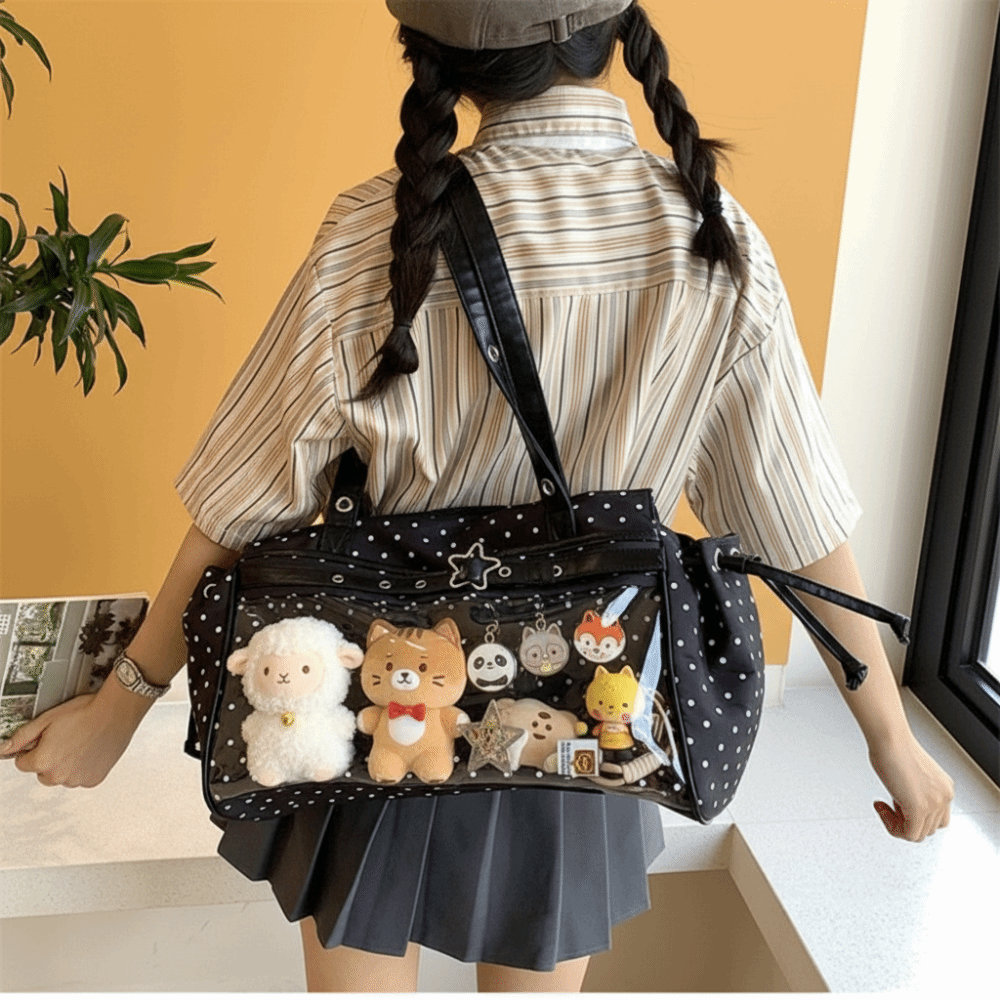 Bolsa de Ombro Transparente de - Anime Merchandise Women avaliação e preço