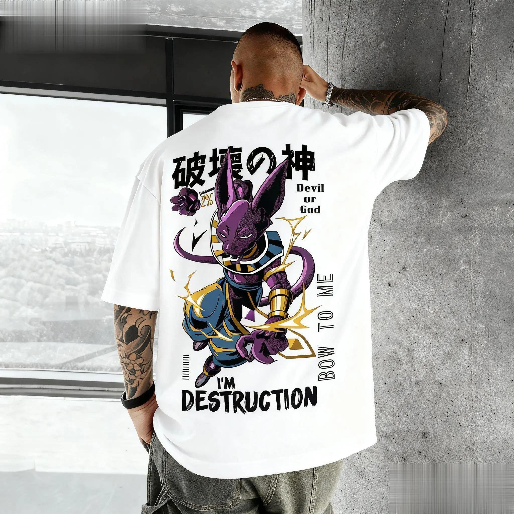 Dragon ball beerus anime gráfi - Anime Merchandise For Women avaliação e preço