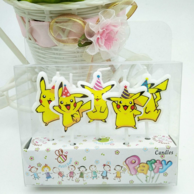 5 pçs/lote pokemon bolo de ani - Pokemon Anime Merchandise avaliação e preço