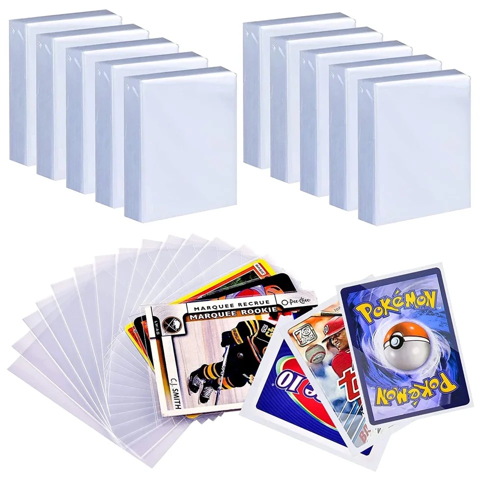200 pçs transparente capa de c - Collector Card Sleeve avaliação e preço