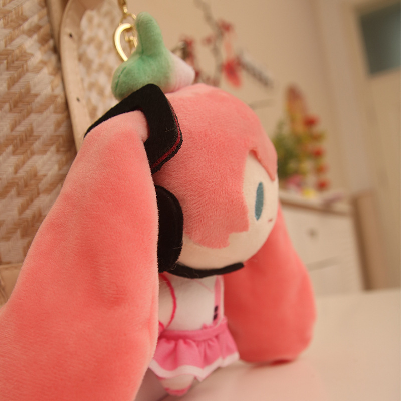 Chaveiro de Pelúcia Anime Miku - Anime Merchandise Plush Toys avaliação e preço