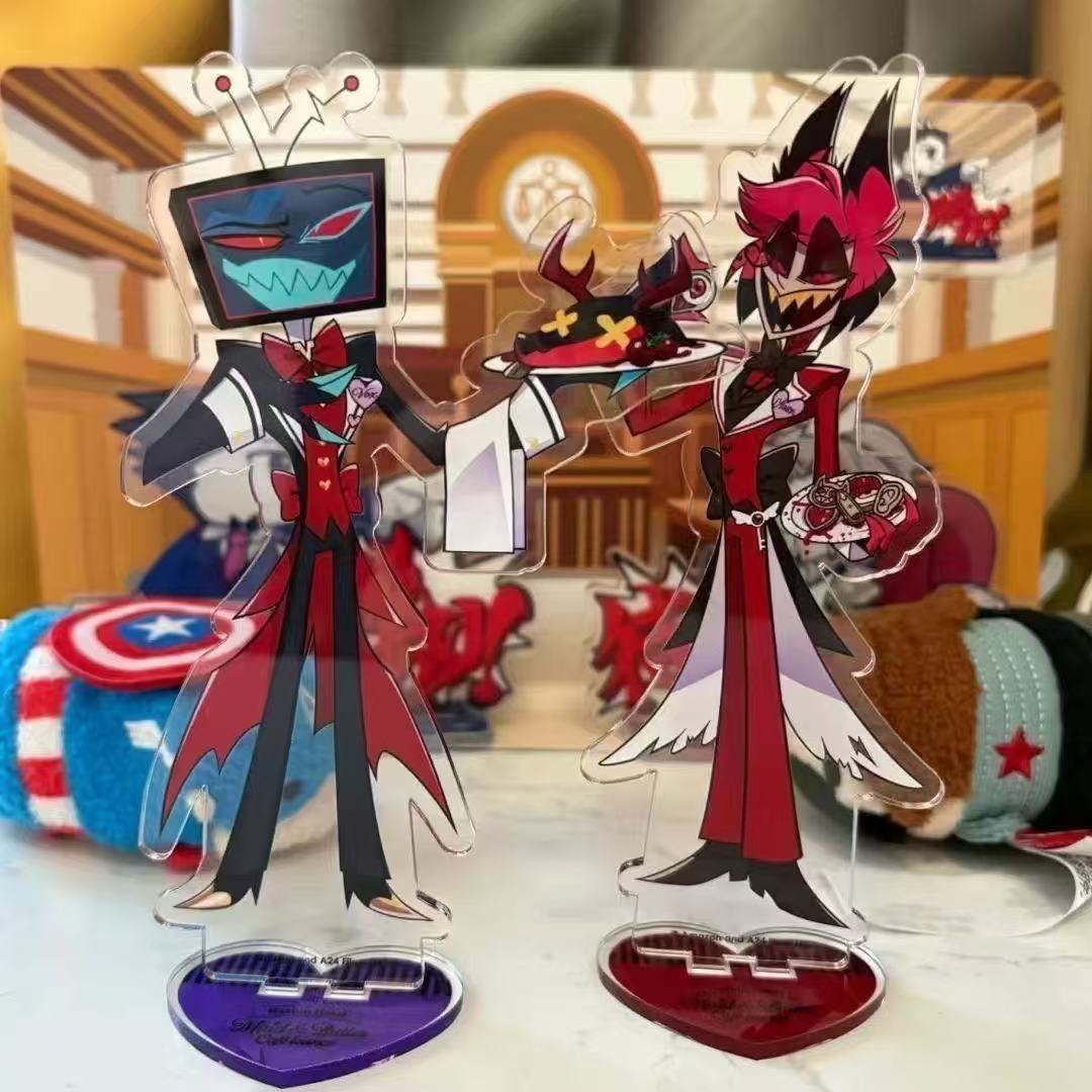 2 pçs hazbin anime periféricos - Anime Character Merchandise avaliação e preço