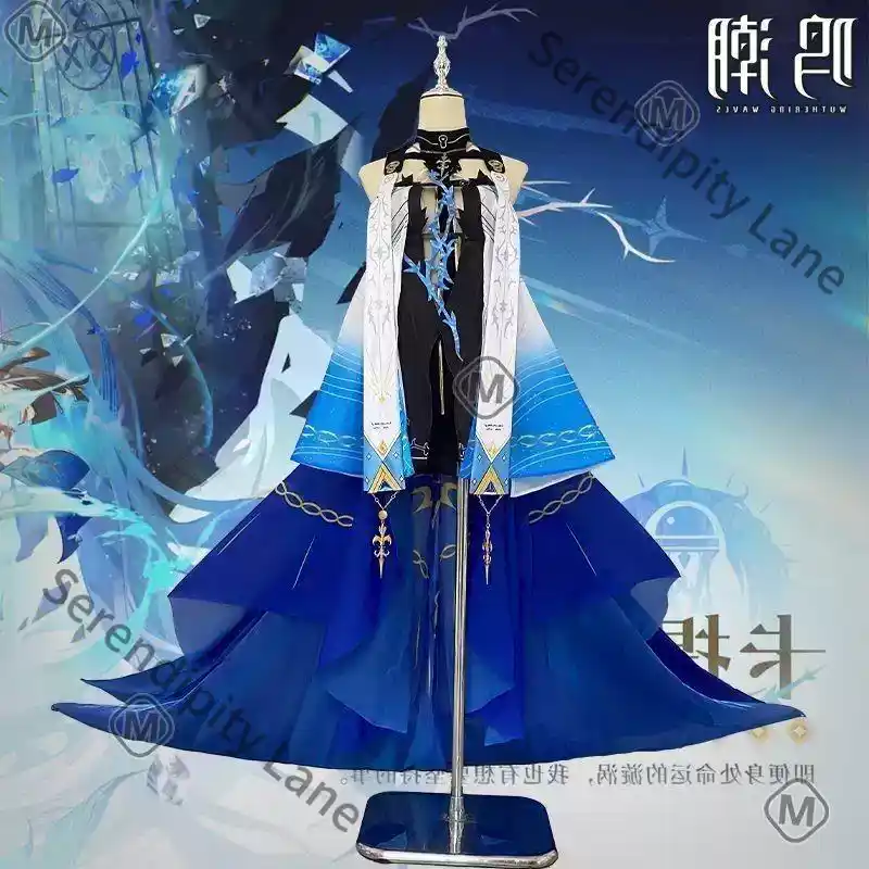 Fantasia de Cosplay Wuthering  - Anime Merchandise Women avaliação e preço