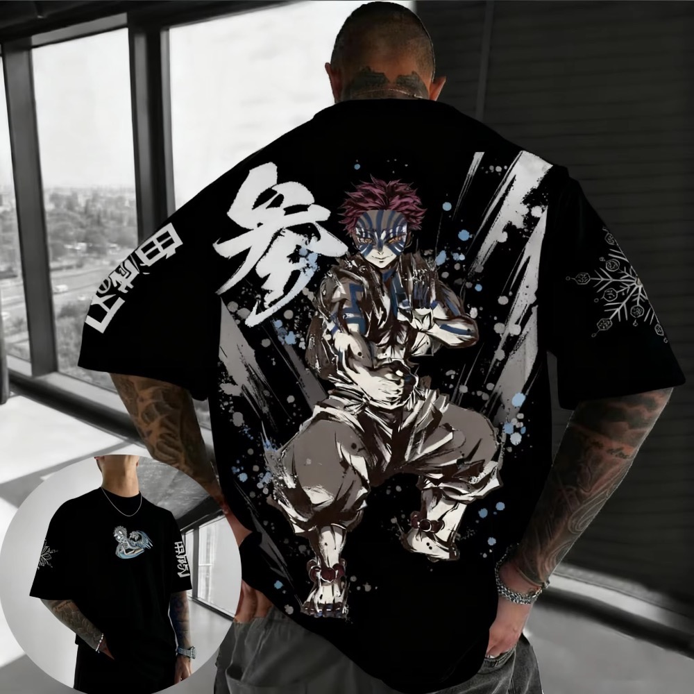 Camiseta Casual de Verão Plus  - Anime Merchandise For Women avaliação e preço