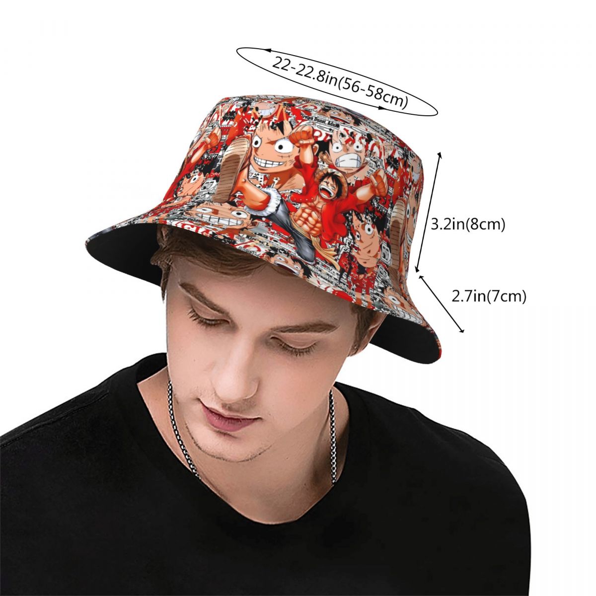 Chapéu Bucket Luffy One Piece  - Anime Merchandise Women avaliação e preço