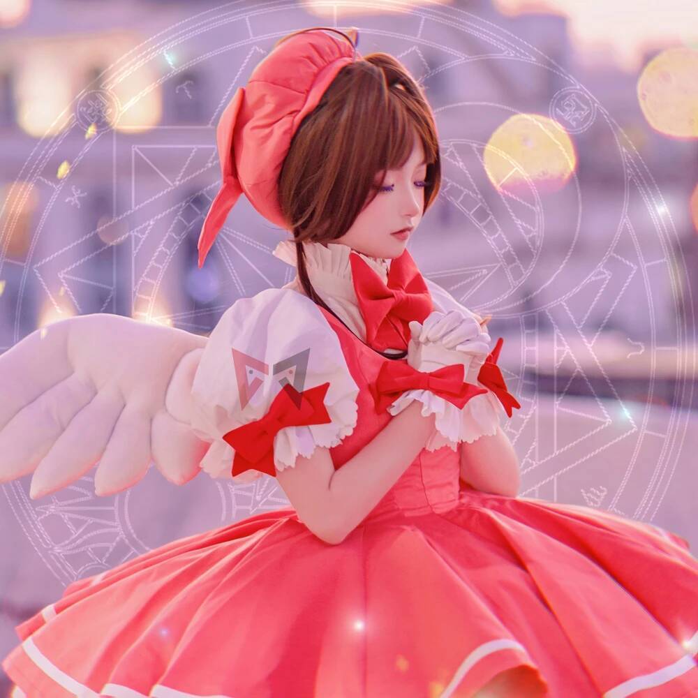 Novo Traje de Cosplay Card Cap - Anime Merchandise For Women avaliação e preço