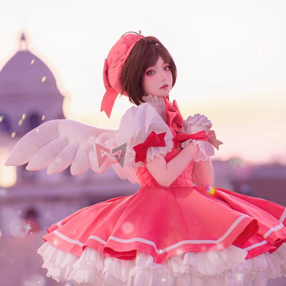 Novo Traje de Cosplay Card Cap - Anime Merchandise For Women avaliação e preço