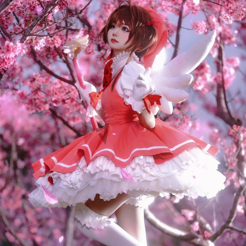Novo Traje de Cosplay Card Cap - Anime Merchandise For Women avaliação e preço