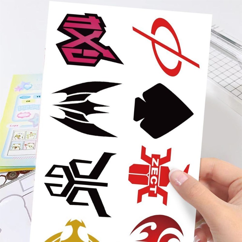 60 Folhas de Adesivos com Logo - Sticker Sheet Set avaliação e preço